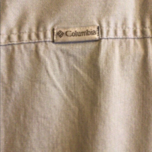 🍁 Columbia Sleeveless Button Down Cotton - Med - Picture 6 of 10